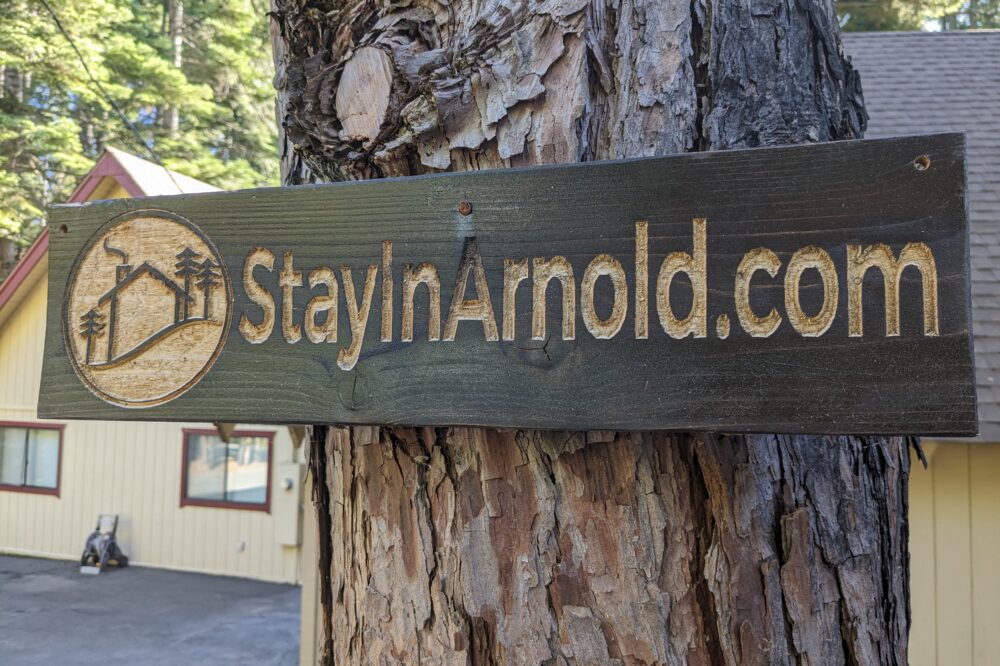 Stay in Arnold is the group of local vacation rental owners that we recommend